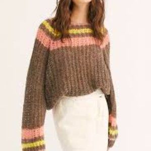 Free People Reach for the Stars Sweater, Size xs